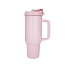 2 FunçõesCopo Térmico 1200 ml Com Canudo Material Inoxidável Tampa