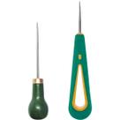 2 Furador Manual Costura Couro Agulhão Suvela Sapataria Sela
