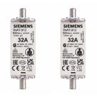 2 Fusível NH Industrial Siemens 3NA3812 32A Retardado