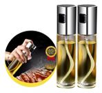 2 Galheteiros Spray Porta Azeite Vinagre Vidro 100 Ml