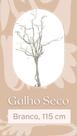 2 galhos secos, branco, 115 cm (folhagens artificiais arranjos decoração/enfeite/arranjo/decoração)