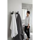 2 Ganchos Inox Preto Fosco - Elegância e Durabilidade
