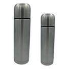 2 Garrafa Térmica 400ml e 650ml Inox Com Tampa Quente e Frio