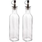 2 Garrafas de Vidro Galheteiros para Vinagre Azeite com Bico Dosador 250ml