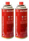 2 Gás Butano Maçarico Fogareiro Camping 220g Rothenberger