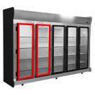 2 Gaxeta Para Polofrio 2157 Expositor Vertical Comercial Porta 50x150