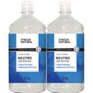 2 Gel Contato Para Eletroterapia Neutro 1,1KG Dagua natural