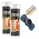 2 Gel Domador Sebo de Carneiro Extra-Forte + Mini Massageador Portátil Recarregável