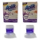 2 Gel Sanitário Adesivo Desinfetante Perfumado Odorizador Vaso até 150 Descargas 7g Aplik - Envio Já 2 Gel Sanitário Adesivo Desinfetante Perfumado Odorizador Vaso até 150 Descargas 7g Aplik - Envio Já