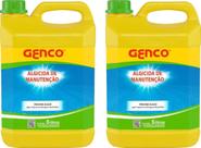 2 Genco Pool-trat Algicida Manutenção 5 Litros