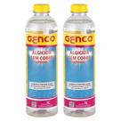 2 Genpool Algicida Sem Cobre Elimina Alga Agua Piscina Genco