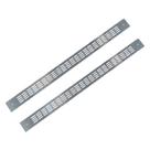 2 Grade Ventilação Inox Forno Embutir Embutido 60x5cm