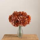 2 Hastes flor dálias 36cm linha luxo aparência real flor artificial p/ decoração arranjos e enfeites
