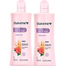 2 Hidratante Corporal Leite de Aveia e Ameixa 400ml Davene