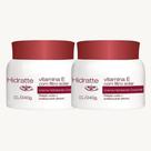 2 Hidratante Vitamina E e Filtro Solar Hidratte Natu Charm Pote 240g