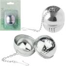 2 Infusor Chá Inox Cesta Com Corrente Ervas Individual