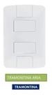 2 Interruptor Simples+placa Branca 6a 250v Aria