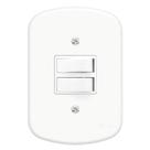 2 Interruptores Fame Simples 10A/250V Blanc 0627