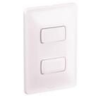 2 Interruptores Simples 4x2 10a 250v Zeffia - 680101 - Pial 2 Interruptor Simples 10a 250v 4x2 Zeffi
