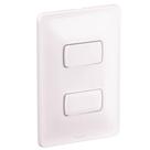 2 Interruptores Simples 4x2 10A 250V Zeffia - 680101 - PIAL