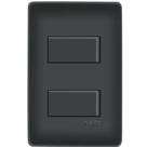 2 Interruptores Simples Distanciadas de 16A/250V - 4050 - FAME