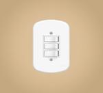 2 Interruptores Simples e 1 Interruptor Paralelo 10a/250v Blanc - Fame