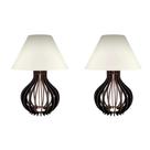 2 Kit Abajur Infantil Decorativo Enfeite Quarto Sala -P-