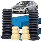 2 Kit Amortecedores Dianteiros Batente Coifa Honda New Civic