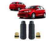 2 Kit Batente Coifa Amortecedor Dianteiro Chery Celer 2013/.