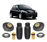 2 Kit Batente Coxim Dianteiro Peugeot 207 1.0 2009 2010 2011