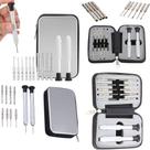 2 Kit Chave Precisão Celular Eletrônico Relojoeiro Joalheirobolso jogo portátil ferramenta multi consertar relógio computador fenda philips boca bolso