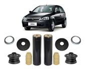 2 Kit Coxim Batente + Calço De Mola Inferior Corsa 2008 2009