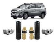 2 Kit Coxim Batente Traseiro Chevrolet Spin 2013 2014 2015