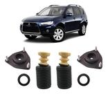 2 Kit Dianteiro Outlander 2007/2013 Coxim Rolamento Batente
