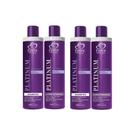 2 Kit Matizador Platinum Shampoo e Condicionador 4x500ml Force Cosméticos 2 Kit Matizador Platinum Shampoo e Condicionador 4x500ml Force Cosméticos