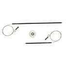 2 Kit Reparo da Máq de Vidro Elétrico original, Fox, Crossfox, Spacefox, portas traseiras. Cód.086 2 Kit Reparo da Máq de Vidro Elétrico original, Fox, Crossfox, Spacefox, portas traseiras. Cód.086