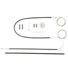 2 Kit Reparo Máq Vidro Elétrico do Golf I, Antigo,2/4 portas, Dianteiras, até julho de 1998. Cód.053