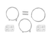 2 Kit Reparo Máq Vidro Elétrico Hyundai i30 Porta Dianteira Lado Esquerdo Código RTX 0105