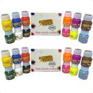 2 Kit Tinta Facial Rostinho Pintado Normais Flúor 35ml