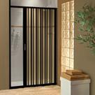 2 Kits Box Frontal de PVC 185x100cm Sanfonado Bcf Preto