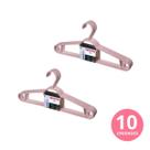 2 Kits Cabide Pendura Mais 5 Peças Rosa