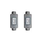 2 Kits Condulete 3/4 Placa 1 Posto e Mod Tomada Tramontina
