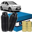 2 Kits Dianteiro Batente + Coifa Citroen C3 de 2002 até 2012