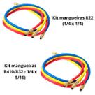 2 Kits Mangueiras Manifold 150cm R22, R134, R410, R32, R12