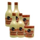 2 Kits Maycrene Argan e Girassol Óleos Essenciais 6x500ml