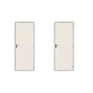2 Kits Porta de Madeira Lisa 215x85cm com Batente de Aço 06cm Açomad 2 Kits Porta de Madeira Lisa 215x85cm com Batente de Aço 06cm Açomad