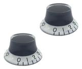2 Knob guitarra Les Paul Transparente Branco Preto LSL01WB 2 Knob guitarra Les Paul Transparente Branco Preto LSL01WB