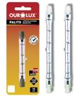 2 Lâmpada Halógena Palito Ourolux 150w 220v Luz Amarela