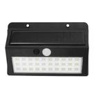 2 Lampada Solar 30 Led Com Sensor Presença Movimento Parede
