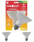 2 Lâmpadas de Led Par38 Ourolux 12w E27 Cor da Luz Branco Frio 6500K Bivolt 36g 2 Lâmpadas de Led Par38 Ourolux 12w E27 Cor da Luz Branco Frio 6500K Bivolt 36g